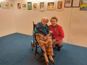 Mayoress views Janet's exhibition