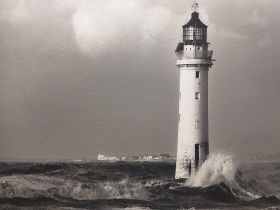Leasowe to New Brighton, captured in black and white